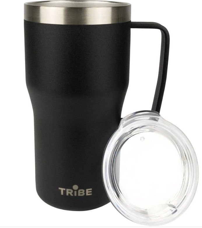 Термочашка Tribe Travel Mug 600 мл, black